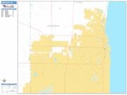 Kenosha <br /> Wall Map <br /> Basic Style 2025 Map