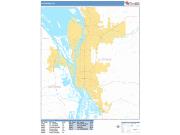 La Crosse <br /> Wall Map <br /> Basic Style 2025 Map