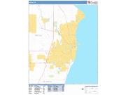 Racine <br /> Wall Map <br /> Basic Style 2025 Map