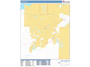 Waukesha <br /> Wall Map <br /> Basic Style 2025 Map
