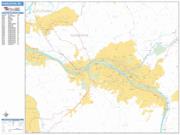Charleston <br /> Wall Map <br /> Basic Style 2025 Map