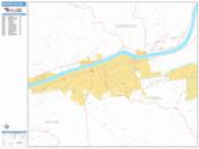 Huntington <br /> Wall Map <br /> Basic Style 2025 Map