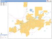 Casper <br /> Wall Map <br /> Basic Style 2025 Map
