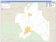 Bibb County, AL <br /> Wall Map <br /> Zip Code <br /> Basic Style 2025 Map