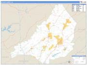 Blount County, AL <br /> Wall Map <br /> Zip Code <br /> Basic Style 2025 Map