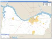 Colbert County, AL <br /> Wall Map <br /> Zip Code <br /> Basic Style 2025 Map