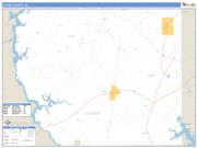 Coosa County, AL <br /> Wall Map <br /> Zip Code <br /> Basic Style 2025 Map