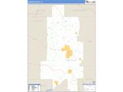 Crenshaw County, AL <br /> Wall Map <br /> Zip Code <br /> Basic Style 2025 Map