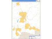 Dale County, AL <br /> Wall Map <br /> Zip Code <br /> Basic Style 2025 Map