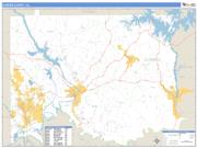 Elmore County, AL <br /> Wall Map <br /> Zip Code <br /> Basic Style 2025 Map
