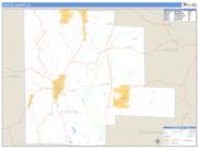 Fayette County, AL <br /> Wall Map <br /> Zip Code <br /> Basic Style 2025 Map