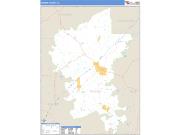 Greene County, AL <br /> Wall Map <br /> Zip Code <br /> Basic Style 2025 Map