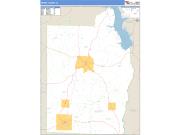Henry County, AL <br /> Wall Map <br /> Zip Code <br /> Basic Style 2025 Map