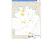 Lowndes County, AL <br /> Wall Map <br /> Zip Code <br /> Basic Style 2025 Map