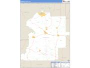 Marengo County, AL <br /> Wall Map <br /> Zip Code <br /> Basic Style 2025 Map