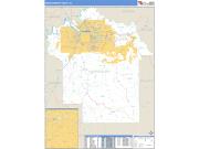 Montgomery County, AL <br /> Wall Map <br /> Zip Code <br /> Basic Style 2025 Map