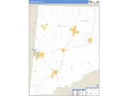 Pickens County, AL <br /> Wall Map <br /> Zip Code <br /> Basic Style 2025 Map
