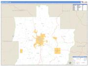 Pike County, AL <br /> Wall Map <br /> Zip Code <br /> Basic Style 2025 Map