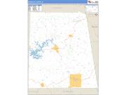 Randolph County, AL <br /> Wall Map <br /> Zip Code <br /> Basic Style 2025 Map