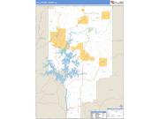 Tallapoosa County, AL <br /> Wall Map <br /> Zip Code <br /> Basic Style 2025 Map
