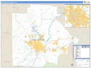 Tuscaloosa County, AL <br /> Wall Map <br /> Zip Code <br /> Basic Style 2025 Map
