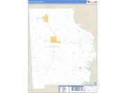 Washington County, AL <br /> Wall Map <br /> Zip Code <br /> Basic Style 2025 Map