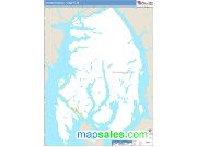 Ketchikan Gateway County, AK <br /> Wall Map <br /> Zip Code <br /> Basic Style 2025 Map