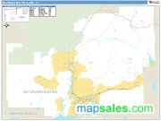 Matanuska-Susitna County, AK <br /> Wall Map <br /> Zip Code <br /> Basic Style 2025 Map