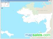 Nome County, AK <br /> Wall Map <br /> Zip Code <br /> Basic Style 2025 Map