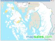 Prince of Wales-Hyder County, AK <br /> Wall Map <br /> Zip Code <br /> Basic Style 2025 Map