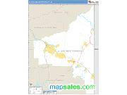 Southeast Fairbanks County, AK <br /> Wall Map <br /> Zip Code <br /> Basic Style 2025 Map