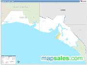 Yakutat County, AK <br /> Wall Map <br /> Zip Code <br /> Basic Style 2025 Map
