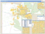 Maricopa County, AZ <br /> Wall Map <br /> Zip Code <br /> Basic Style 2025 Map