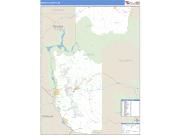 Mohave County, AZ <br /> Wall Map <br /> Zip Code <br /> Basic Style 2025 Map