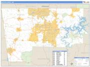 Benton County, AR <br /> Wall Map <br /> Zip Code <br /> Basic Style 2025 Map