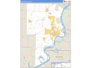 Crittenden County, AR <br /> Wall Map <br /> Zip Code <br /> Basic Style 2025 Map