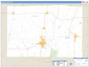 Cross County, AR <br /> Wall Map <br /> Zip Code <br /> Basic Style 2025 Map