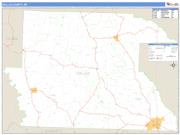 Dallas County, AR <br /> Wall Map <br /> Zip Code <br /> Basic Style 2025 Map
