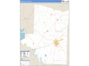 Hempstead County, AR <br /> Wall Map <br /> Zip Code <br /> Basic Style 2025 Map