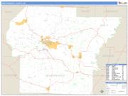 Independence County, AR <br /> Wall Map <br /> Zip Code <br /> Basic Style 2025 Map