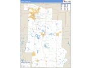 Lonoke County, AR <br /> Wall Map <br /> Zip Code <br /> Basic Style 2025 Map