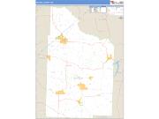 Nevada County, AR <br /> Wall Map <br /> Zip Code <br /> Basic Style 2025 Map