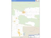 Polk County, AR <br /> Wall Map <br /> Zip Code <br /> Basic Style 2025 Map