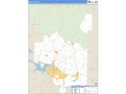 Pope County, AR <br /> Wall Map <br /> Zip Code <br /> Basic Style 2025 Map