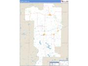 Prairie County, AR <br /> Wall Map <br /> Zip Code <br /> Basic Style 2025 Map