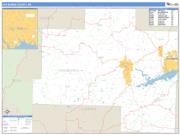 Van Buren County, AR <br /> Wall Map <br /> Zip Code <br /> Basic Style 2025 Map