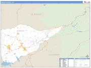 Amador County, CA <br /> Wall Map <br /> Zip Code <br /> Basic Style 2025 Map