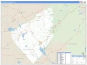 Calaveras County, CA <br /> Wall Map <br /> Zip Code <br /> Basic Style 2025 Map