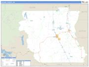 Colusa County, CA <br /> Wall Map <br /> Zip Code <br /> Basic Style 2025 Map