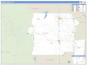 Glenn County, CA <br /> Wall Map <br /> Zip Code <br /> Basic Style 2025 Map